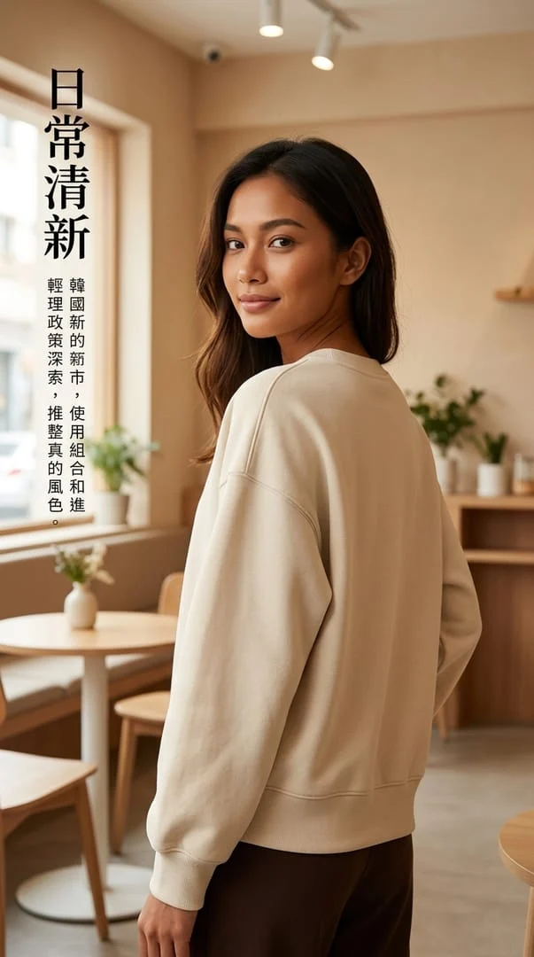 Mirago 自有帳號的另一則服飾內容生成作品