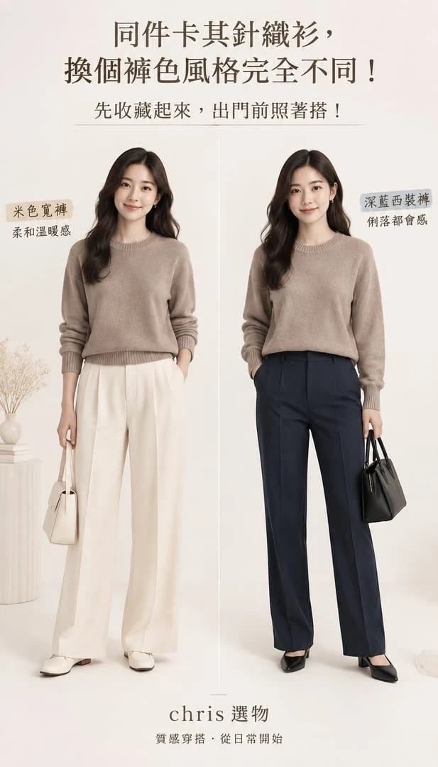 Mirago 自有帳號的服飾穿搭情境生成作品