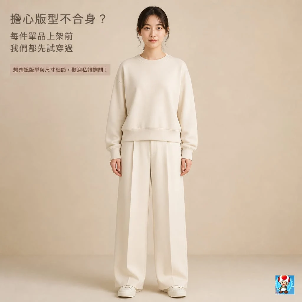Mirago 自有帳號授權的 AI 服飾穿搭生成示範